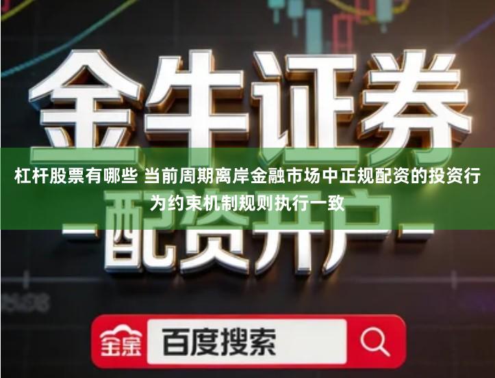 杠杆股票有哪些 当前周期离岸金融市场中正规配资的投资行为约束机制规则执行一致