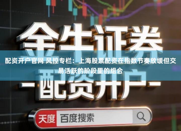 配资开户官网 风控专栏：上海股票配资在指数节奏放缓但交易活跃的阶段里的组合